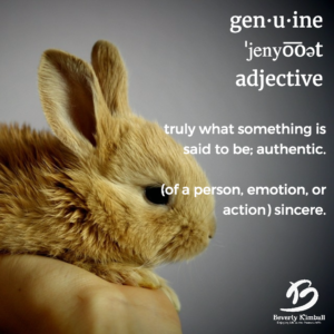 Genuine (Fair Week) – Rabbits can teach us a lesson